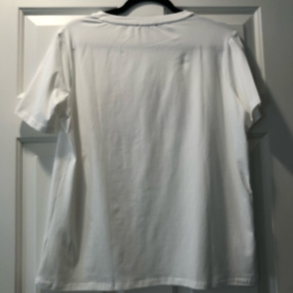 Bite My Lip Sequin Sparkly T- Shirt - Picture 3 of 3